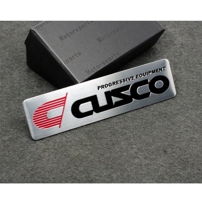 1 ชิ้น Cusco อลูมิเนียมป้าย, JDM บุคลิกภาพป้าย/รถสติกเกอร์/ป้ายรถ
