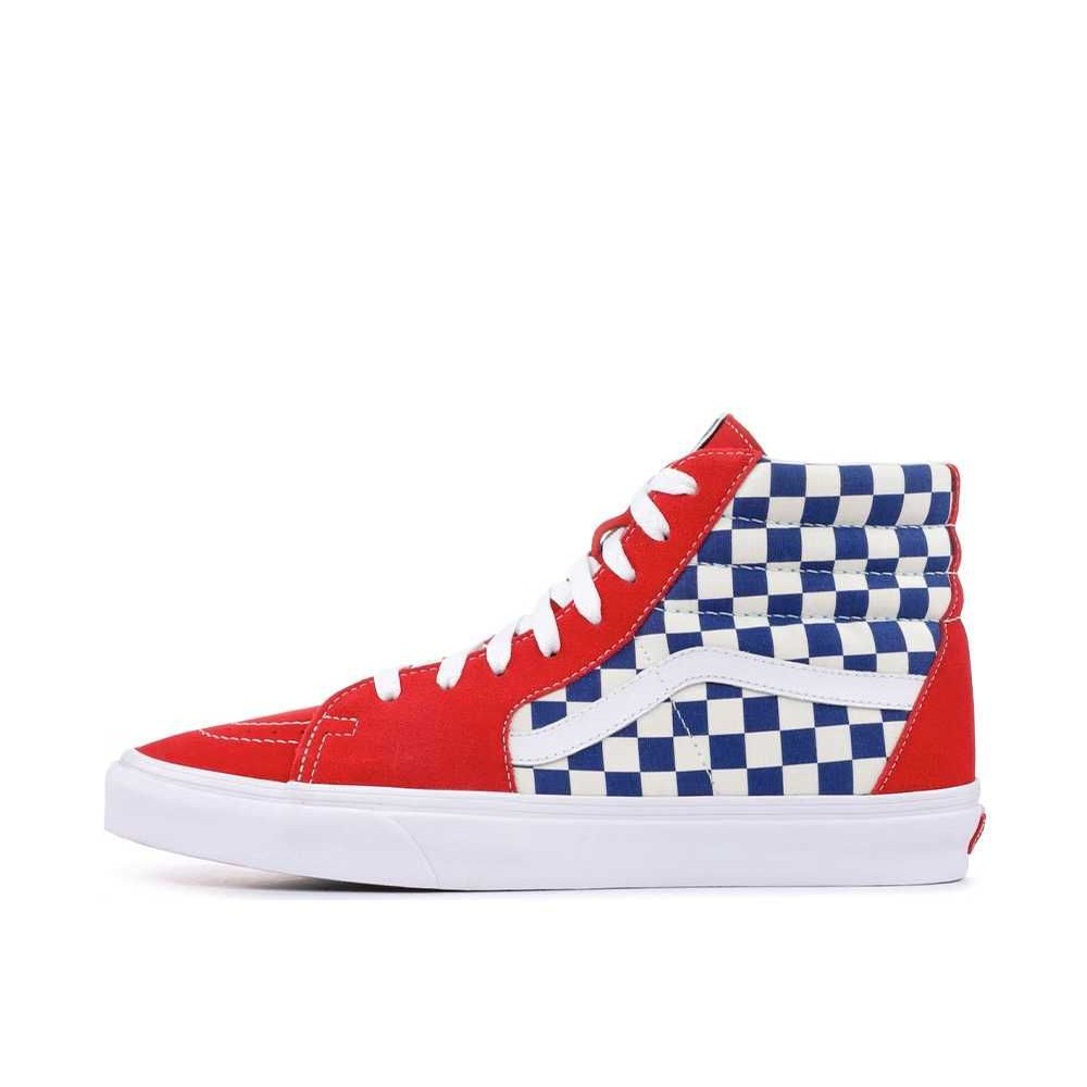 Vans Sk8-Hi BMX "Checkerboard True Blue Red" Unused