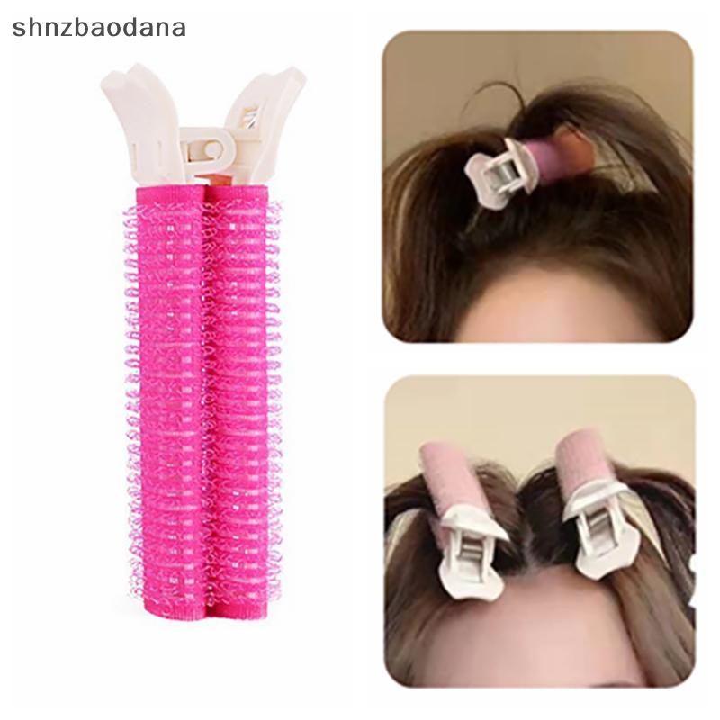 [SHNZAA] 1/2 ชิ้นรากผมธรรมชาติปุยคลิป Curly Hair Roller และ Culers Bangs จัดแต่งทรงผมคลิปผม Pins ขี้เกียจอุปกรณ์เสริมผม FSSG