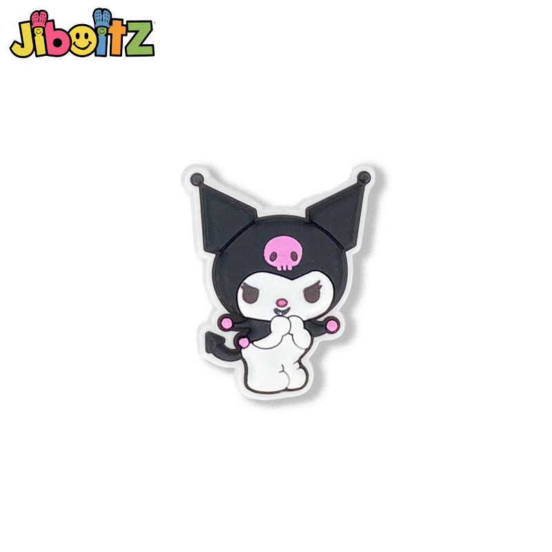 Jibbitz crocs charm รองเท้าหัวเข็มขัดรูอุปกรณ์เสริมรองเท้า Sanrio น่ารัก Kuromi Melody รองเท้าแฟชั่นอุปกรณ์เสริม