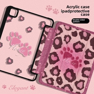เคสอะคริลิคป้องกันสําหรับ iPad Air6/5/4/3/2/1 2021 Pro11 Gen5/6/7 กรณี Pro11 Gen8/9 9.7 Pro2017 Gen10 Mini4/5/6 ผีเสื้อ Graffiti