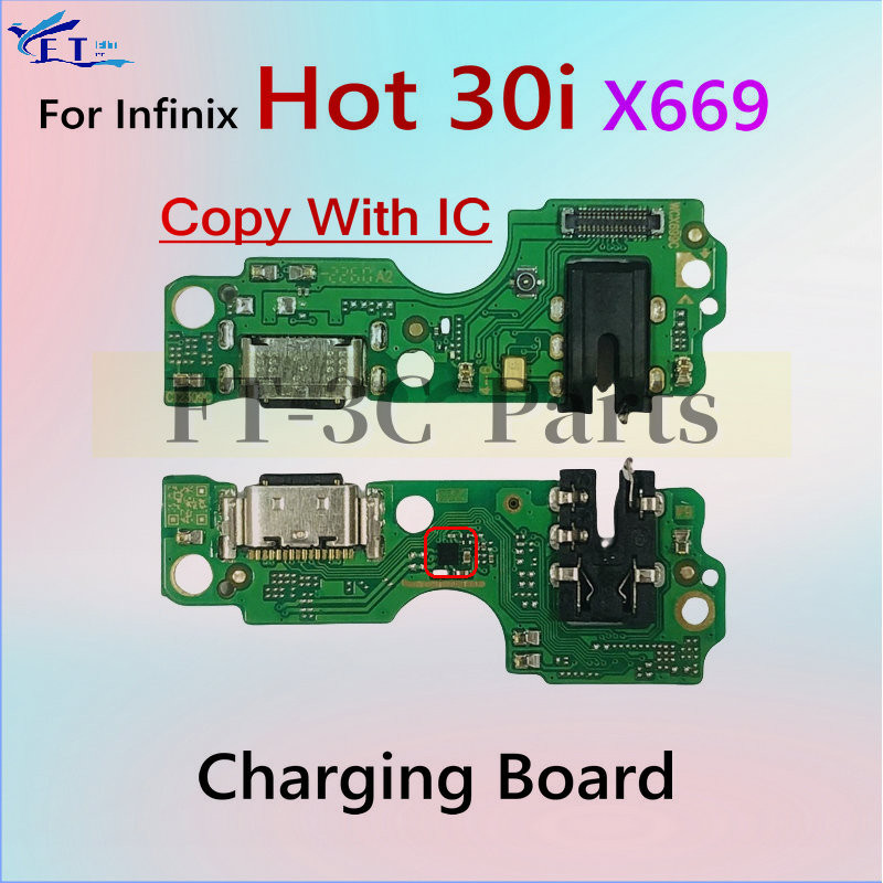 สําหรับ Infinix Hot 30i X669 X669C X669D ชาร์จ Flex สาย USB Charger พอร์ต Dock Connector เปลี่ยนชิ้นส่วน