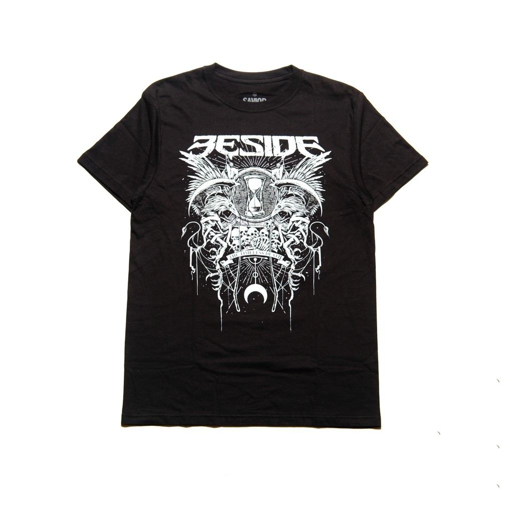 BESIDE - VICTIM - เสื้อยืด - สีดํา