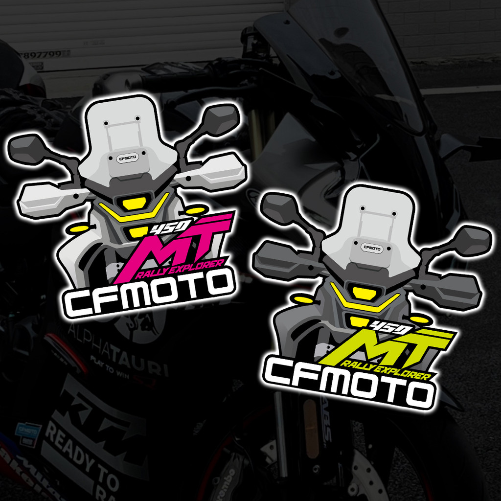 สะท้อนแสง 450 MT รถจักรยานยนต์สติกเกอร์กันน้ําไวนิล Decal สําหรับ CF450MT CF 450MT MT450