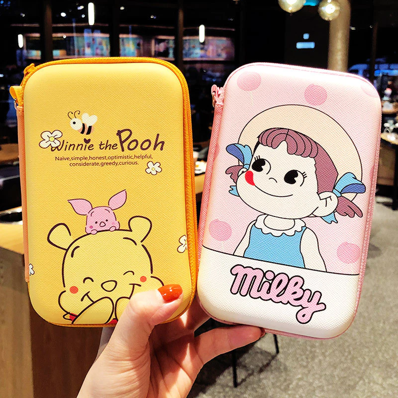 กระเป๋าเก็บหูฟัง Snoopy ออร์แกไนเซอร์ใส่สายชาร์จ USB SD Card Power Bank thumbnail 3