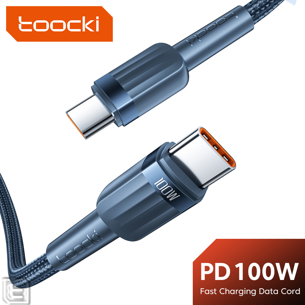 Toocki 5A สาย Type C 100W 60W สาย USB C สําหรับ Xiaomi Samsung Type C สายชาร์จเร็ว