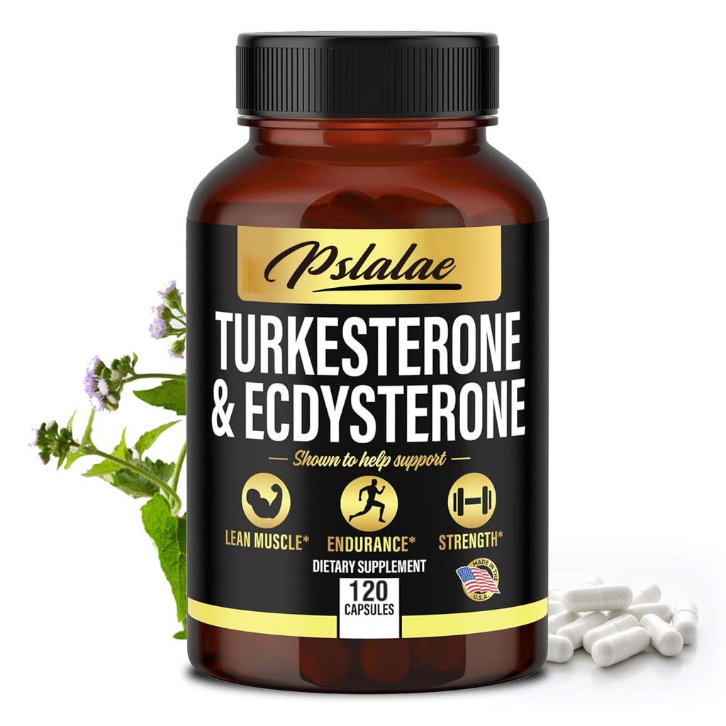 Pslalae Turcosterone และ Ecdysterone อาหารเสริมอันดับสาม - อาหารเสริม Turcosterone สําหรับผู้ชายที่มีเบต้าเอสเตอร์โน 95% 30/60/120 แคปซูล