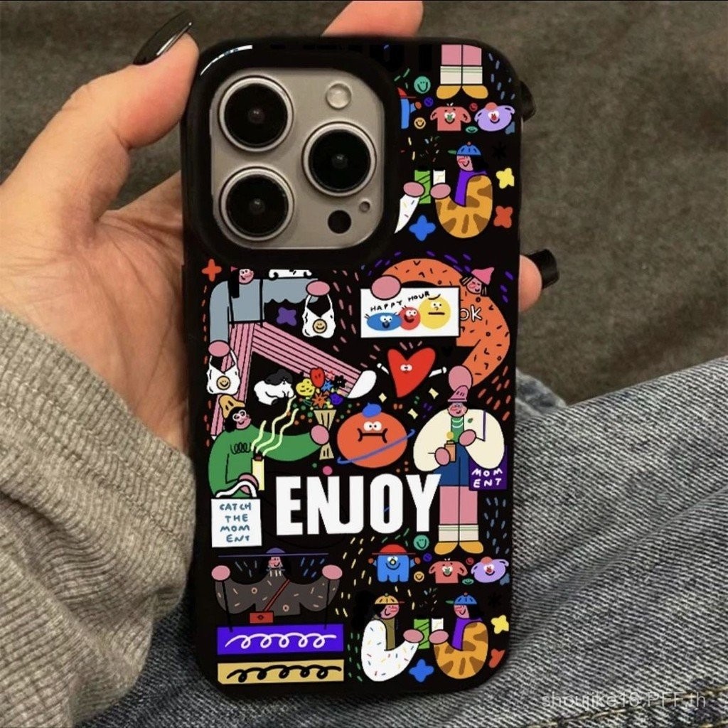 เคสมือถือลายการ์ตูนสำหรับ iphone15 Jelly 14 13/12/11PROMAX นิ่ม7/8PLUS/xs16promax foyk