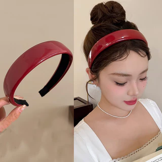 สวัสดีปีใหม่จีนผมสีแดงห่วงหัวห่วงคาดศีรษะกว้าง ชม. หูฟัง