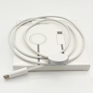 เครื่องชาร์จนาฬิกา USB เหมาะสำหรับ i-Watch Series 9 8 7 6 4 3 SE Type-C สายชาร์จแม่เหล็กตัวเลือกอินเทอร์เฟซ 2 ประเภท