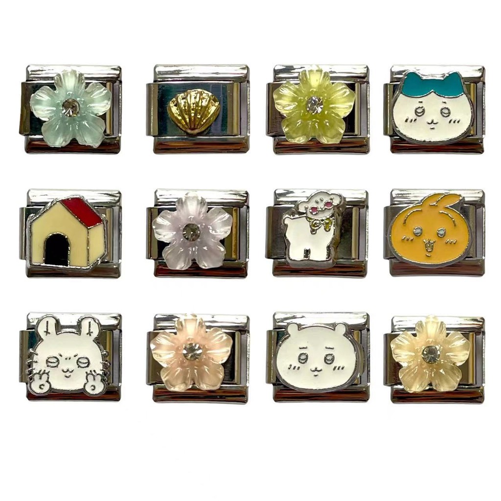 ชุดสร้อยข้อมือแบบแยกส่วนสไตล์อิตาลีใหม่ชุดหัวแมวจัดแต่งทรงผมบุคลิกภาพโซ่ประกอบ