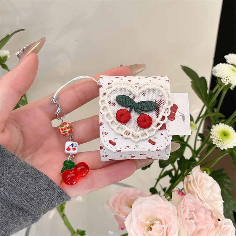 Cherry สําหรับ Airpods1/2 3 Pro Pro2 Airpods4 ชุดหูฟังหูฟังไร้สายบลูทูธป้องกันกรณี Air Pods Pro 3 4 หูฟังป้องกันกรณี