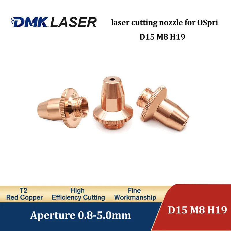Ospri Laser Head Using Single Laser Nozzle Double Layer For M8H19 Fiber Laser Head Accessories Red C