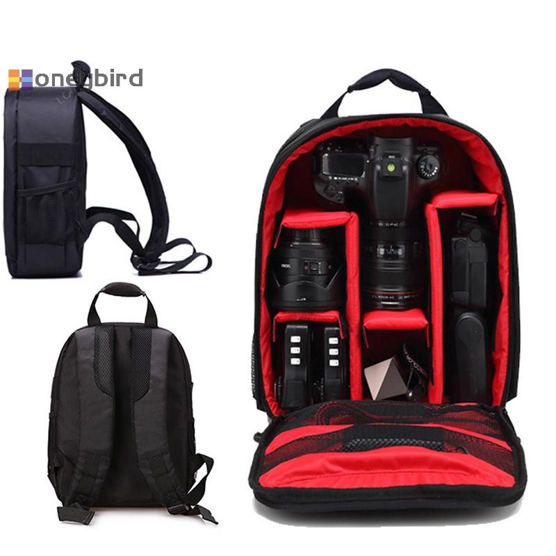 Honeybird กันน้ํา SLR กล้อง Soft Case กระเป๋าเป้สะพายหลัง Rucksack สําหรับ