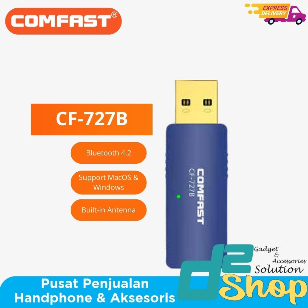Comfast ตัวรับสัญญาณไร้สาย WIFI CF-727B + Bluetooth 4.2