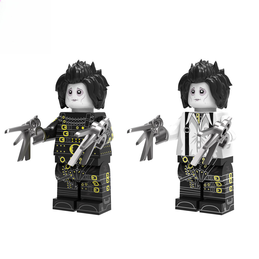 Edward Scissorhands Figures ของเล่นบล็อก