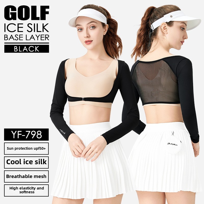 PGM قميص غولف نسائي بأكمام طويلة بارد YF798 — صورة 8