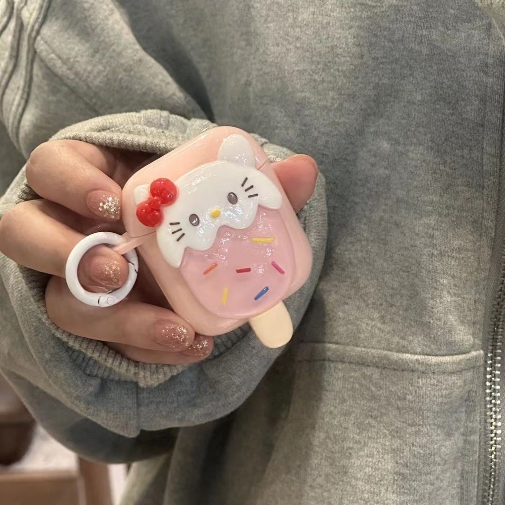 ไอศกรีม kt Cat HT38 LenovoXT80 เคสหูฟัง xt95pro ไร้สาย LenovoXT88 เคสป้องกันบลูทูธหญิง