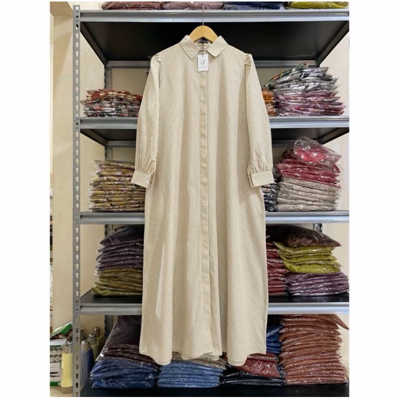 KEMEJA ZETERINDO - ZFS WOMENS TYRA SHIRT TUNIC / VALHA TUNIC / ชุดเดรสยาวผู้หญิงคอปกเสื้อแขนยาว / เส