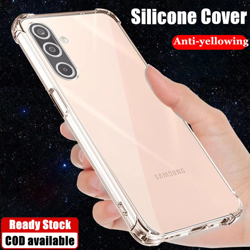 สําหรับ Samsung Galaxy M56 5G 6.74 นิ้ว SM-M566B สี่มุม Anti-fall Soft Silicone Jelly Case Anti-Yell