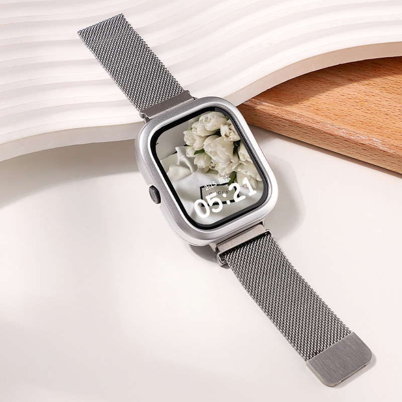 Case+StrapXiaomi Redmi Watch 5 Active Watchband Milanse Loop Strap Stainless Steel Redmi Watch 5 Lite สายรัดข้อมืออุปกรณ์เสริม