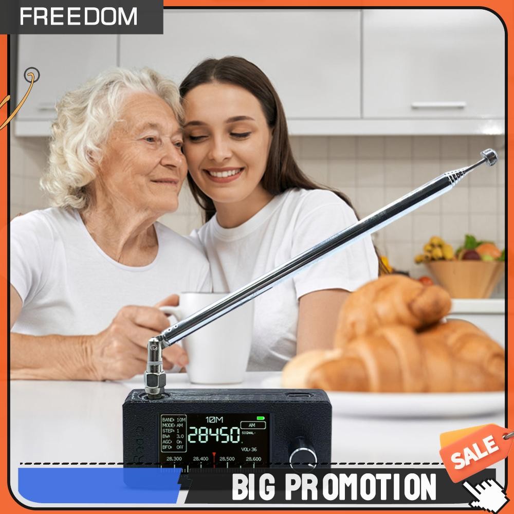 Si4732 0.5-108mhz Pocket Mini วิทยุ HF SW MW VHF วิทยุตัวรับสัญญาณ LSB USB AM FM