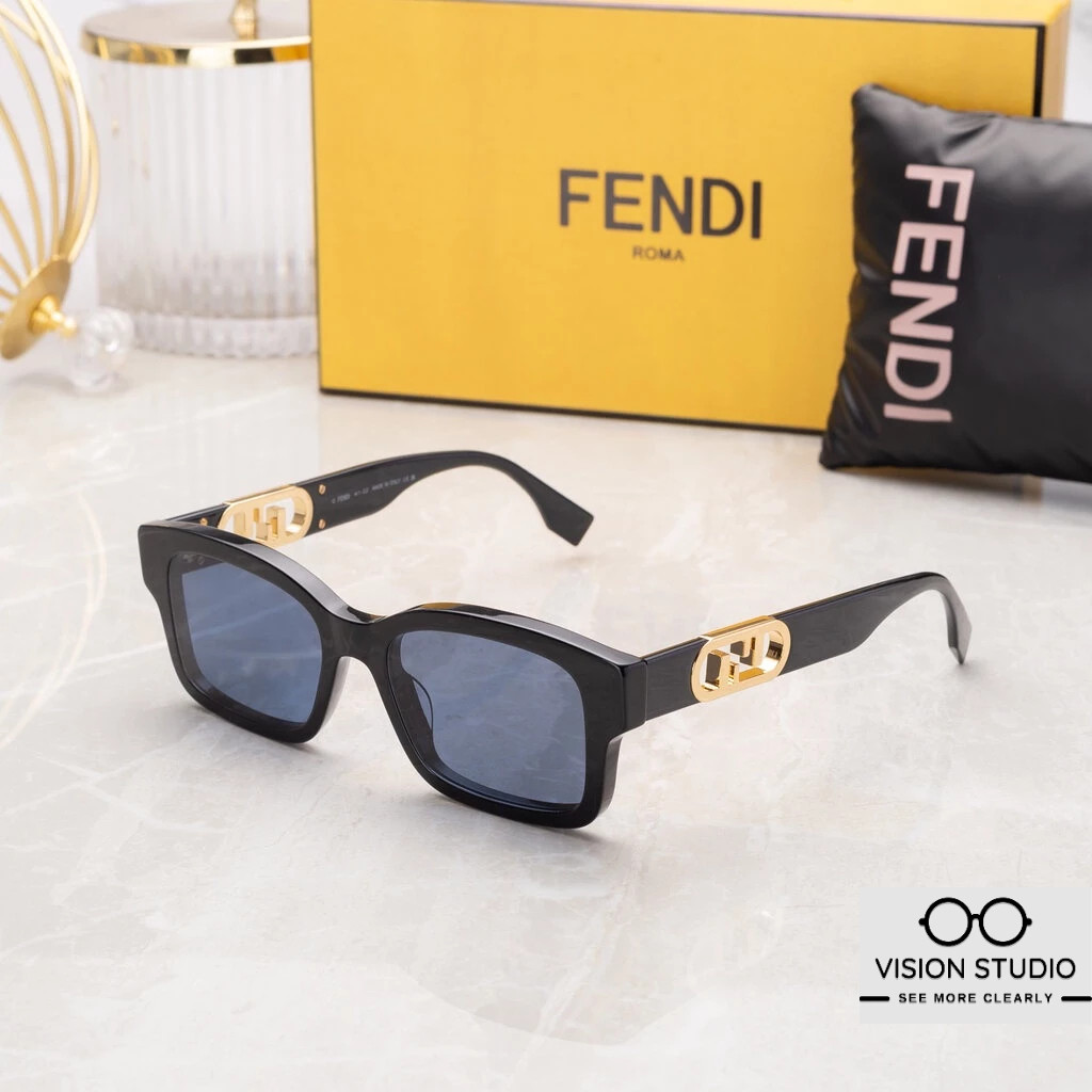 แว่นกันแดด FENDI FE40050F 01V ของแท้ ประกันศูนย์ไทย