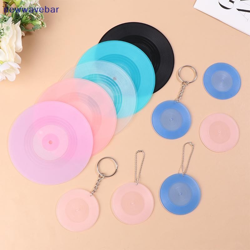 {}newwave} Kpop Peripheralmemoration Album nk Record Coasters Mini CD Keychain DIY Keyring Bag Penda