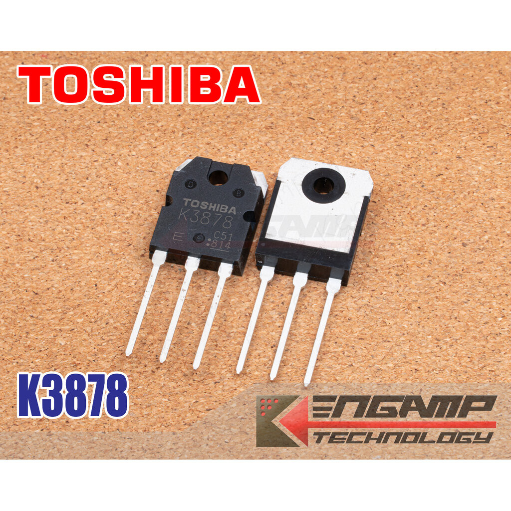 (1ตัว) [FET] 2SK3878 Toshiba Silicon N-Channel MOS Type (π- MOSIV) 9A 900V 1E