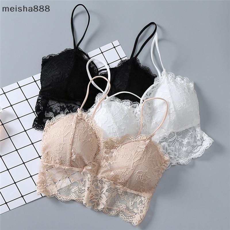 Meisha888 ผู้หญิงเซ็กซี่เสื้อกั๊กหน้าอกเบาะ Tops ชุดชั้นในไม่มีรอยต่อ Slim Casual Push Up Bra Nice