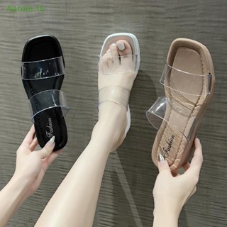 # แล้ว เสื้อผ้า# 2025 ฤดูร้อนรองเท้าแตะสไตล์ใหม่หนา พื้นรองเ…