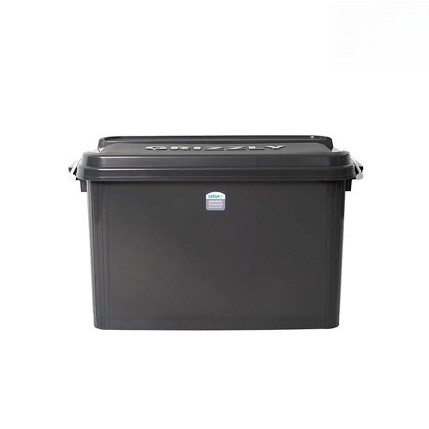 โลตัส กล่องล้อเลื่อน 100 ลิตร ขนาด 70 X 48 X 43 CM. สีดำ LOTUS'S STORAGE BOX 100 L. 70 X 48 X 43 CM.