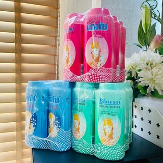 (แพค 6 ขวด) แป้งหอมเย็นเภสัช cooling powder 200 กรัมx6 ขวด