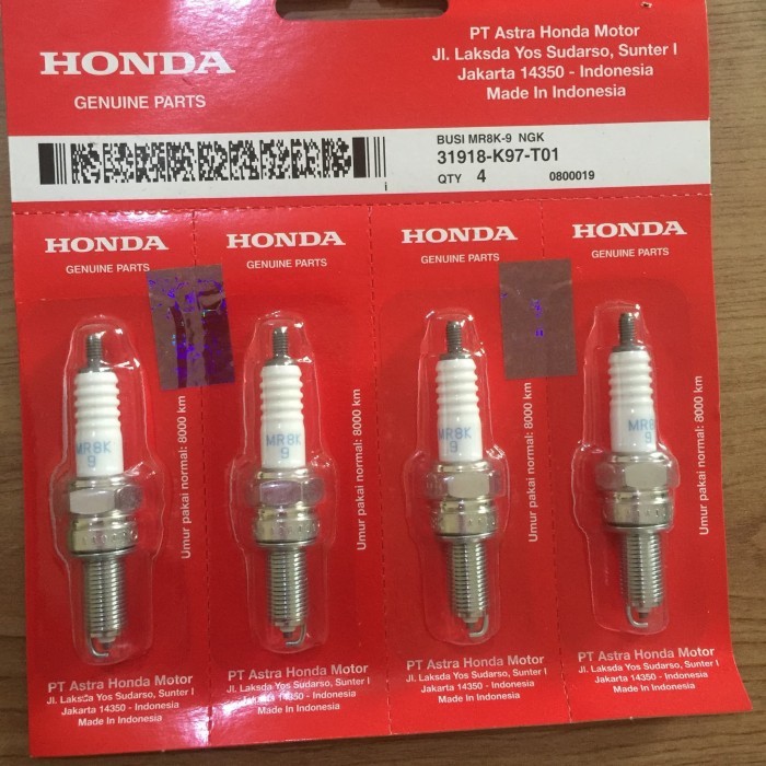 คุณภาพเดิม NGK PCX 150 MR8K9 หัวเทียน AHM 31918K97T01