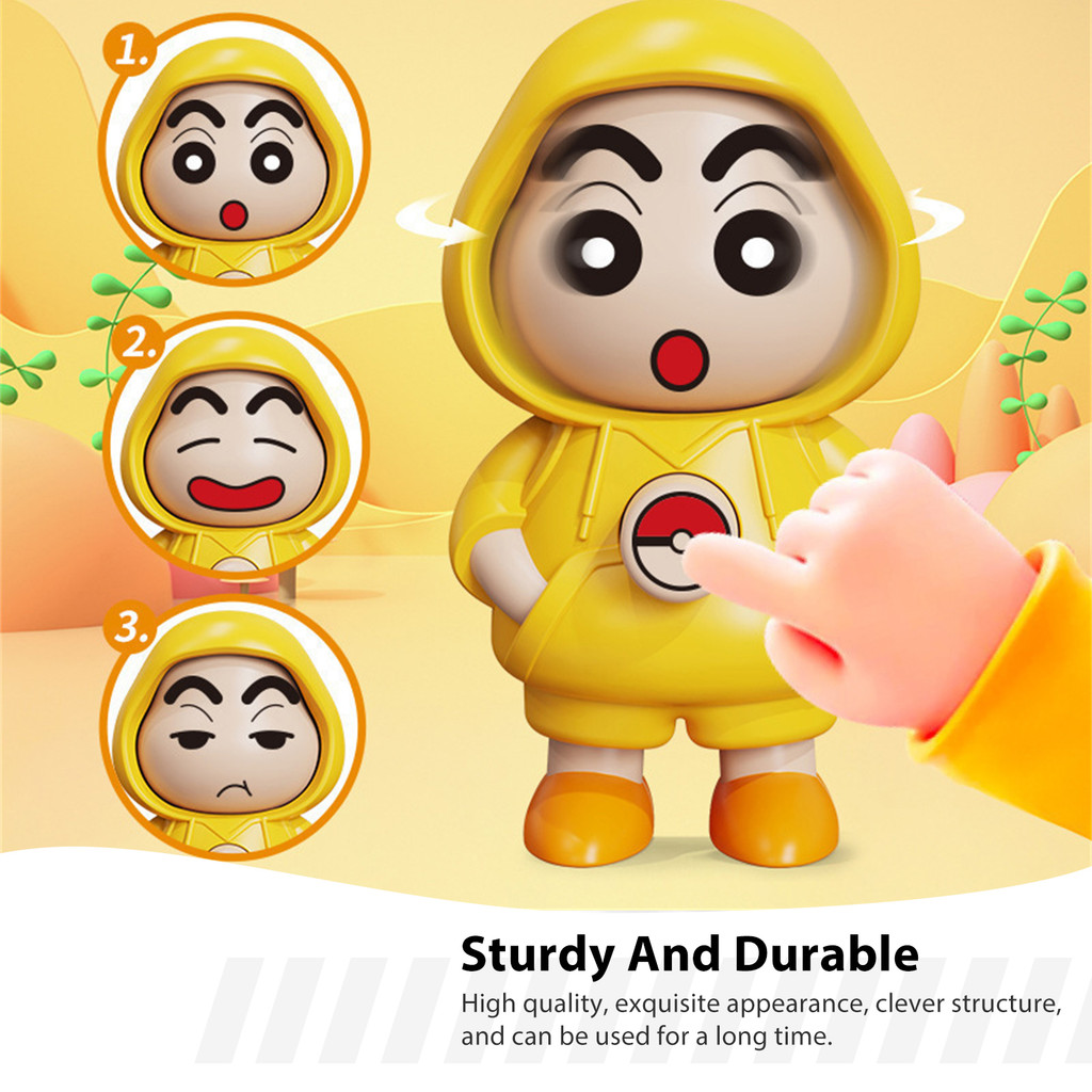 ตุ๊กตาเปลี่ยนใบหน้าของเล่นที่มี3ใบหน้าน่ารักที่ไม่ซ้ํากันของเล่นบีบอัดสําหรับโฮมออฟฟิศห้องนั่งเล่นตกแต่ง