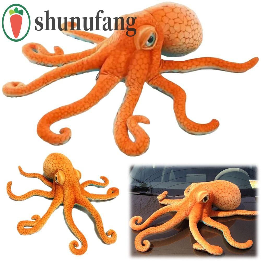 UNUF Octopus Plush ของเล่น,ตุ๊กตาสัตว์ Plushies ตุ๊กตาปลาหมึกสัตว์ตุ๊กตา, Xmas ของขวัญตกแต่งบ้าน Pp ผ้าฝ้ายสมจริงจําลอง Octopus ของเล่นสําหรับ