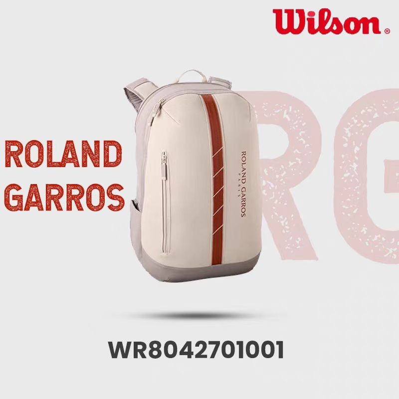Wilson Wilson 2025 กระเป๋าเทนนิสสไตล์ใหม่ผู้ชายผู้หญิงกระเป๋าเป้สะพายหลังความจุขนาดใหญ่