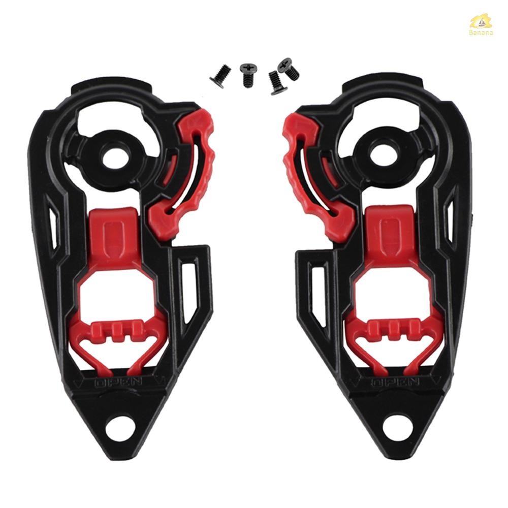 หมวกกันน็อคโล่Visorชุดแผ่นเกียร์, 1 คู่รถจักรยานยนต์หมวกกันน็อคVisorฐานเปลี่ยนสําหรับAGV K1 K3sv K5 