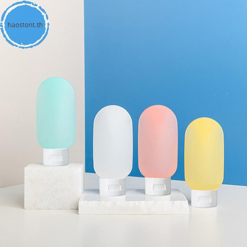 Haostont 1/3PCS Lot Travel ขวดรีฟิลชุดโลชั่นแชมพูเจลอาบน้ําหลอดเครื่องสําอางที่ว่างเปล่าคอนเทนเนอร์ของเหลวแบบพกพาเติมเครื่องมือ TH