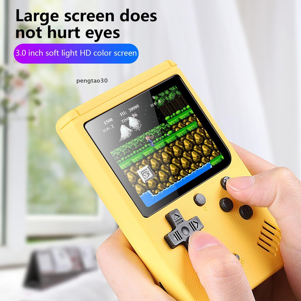 [Eao] Mini 500 in 1 Handheld Game เครื่องเล่นเกมย้อนยุคแบบพกพา เครื่องเล่นขั้นสูง Boy Game [TH]