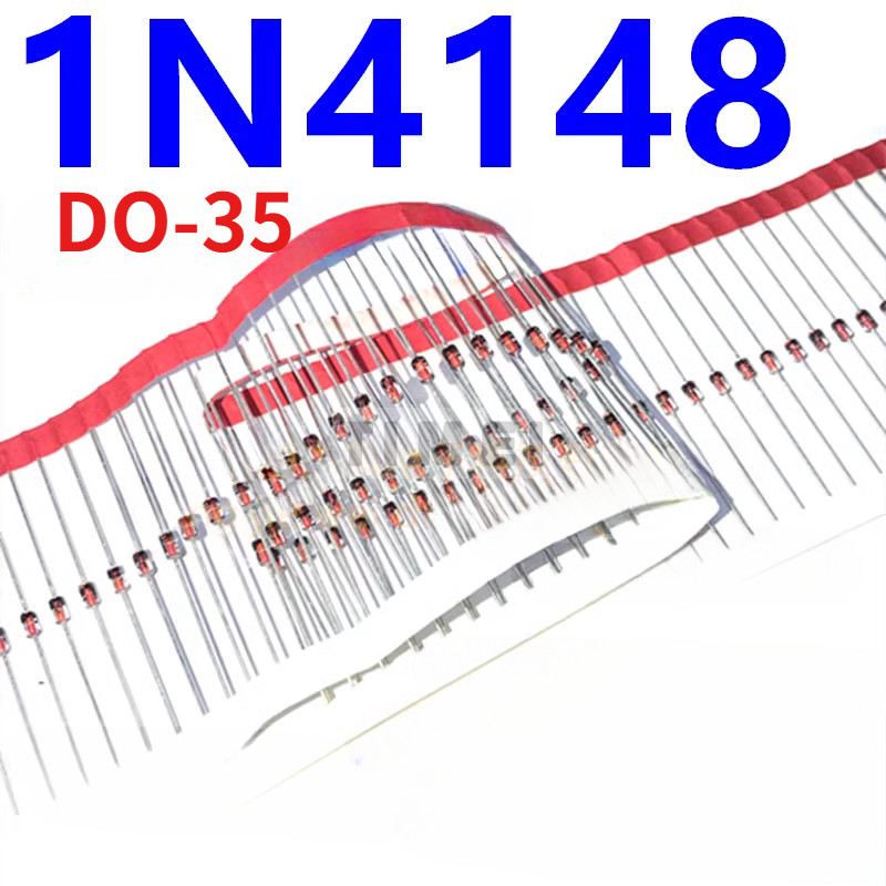 100/50 ชิ้นเดิม 1N4148 IN4148 DO-35 ไดโอดสลับความเร็วสูง