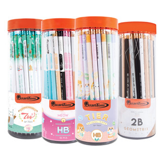 ดินสอแบบกระปุก ดินสอไม้  2B HB Masterart elfen QuanTum Horse  Pencom อุปกรณ์การเรียน