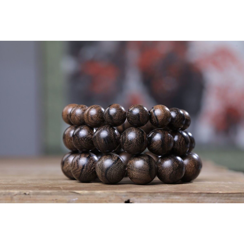 [3659 คนที่รวบรวม] สร้อยข้อมือไม้กฤษณาธรรมชาติบริสุทธิ์จากเวียดนาม สร้อยข้อมือเล่นวัฒนธรรม กลิ่นหอมแรง สร้อยข้อมือเครื่องประดับลูกปัดพุทธสำหรับผู้ชาย ราคา ถูกที่สุด ดีลบีเคเค แกลเลอรีภาพที่ 9