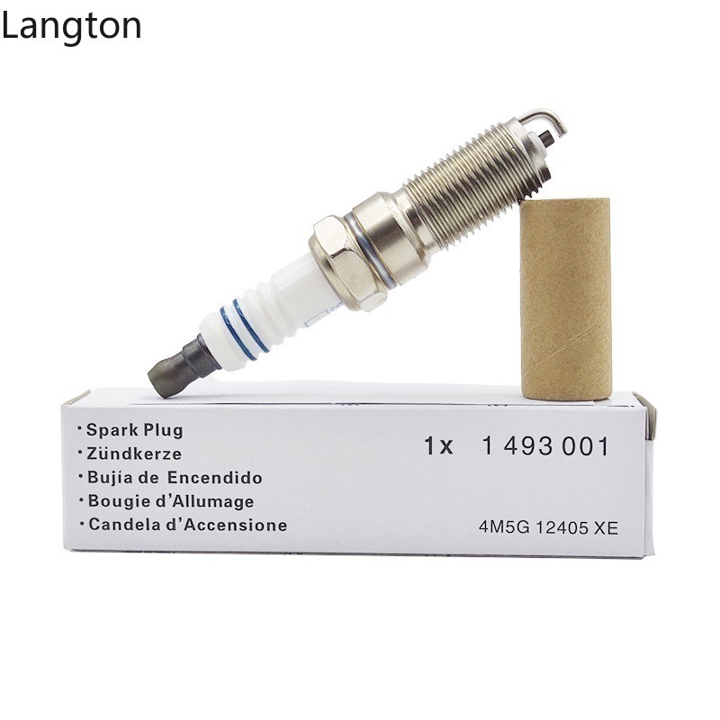 LT 4PCS 4M5G-12405 1493001 หัวเทียนใหม่สําหรับ Ford Fiesta VI Fiesta Saloon Focus Turnier LFY118110 