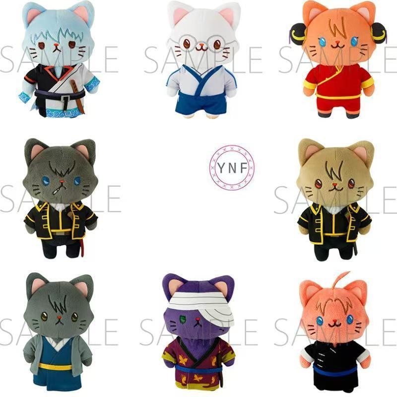 Gintama Merchanded withCAT Eye Mask Cat การ์ตูนอะนิเมะ Sakata Gintoki ตุ๊กตาตุ๊กตา Katsura Kotaro จี