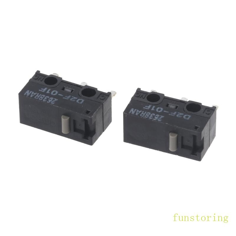 FUN 2PCS แท้ D2F-01F 0 7N เมาส์ Microswitch 0 7N Actuation Force สําหรับ G502 GPW เมาส์