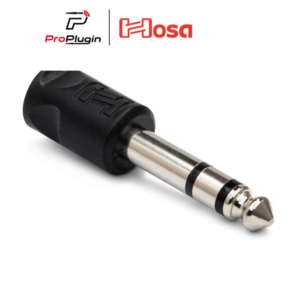 Hosa GPM-103 Adaptor, 3.5 mm TRS to 14 in TRS หัวแปลงแจ็คคุณภาพ 3.5 มิล เป็น 1/4 (6 มิล) ProPlugin