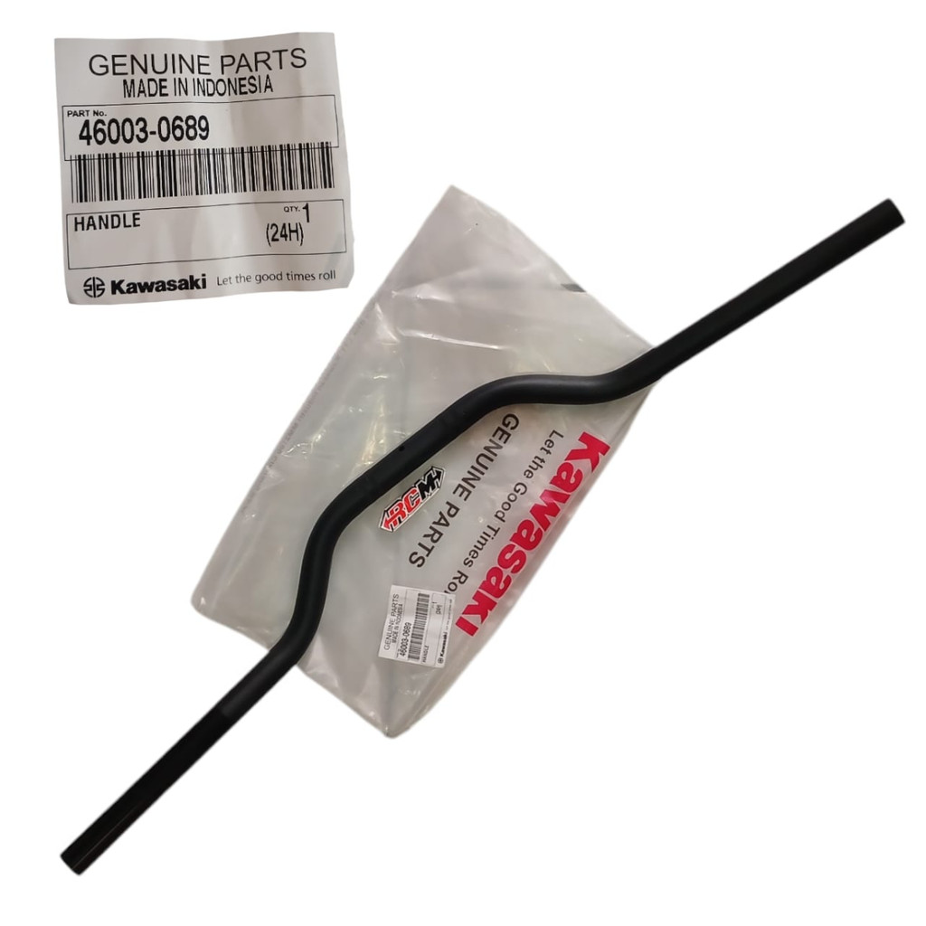 46003-0689 BLACK STEERING HANDLEBAR KAWASAKI W175 W 175 ORIGINAL KAWASAKI