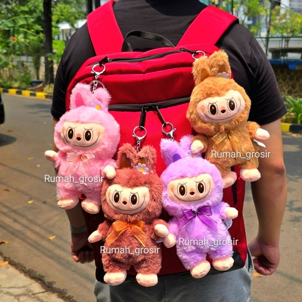 GANTUNGAN พวงกุญแจตุ๊กตาฟักทอง The Monsters Exiting Macaron ฟักทองเนียนนุ่ม