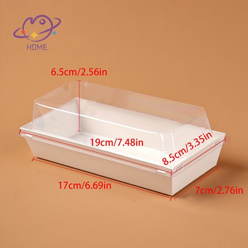 [อาจโฮม] 10ชิ้นเค้กขนมโดนัทตกแต่งกล่องกระดาษคราฟท์คุกกี้เบเกอรี่อาหารแซนวิชกล่องบรรจุงานแต่งงานอุปกรณ์งานเลี้ยงวันเกิด {ไทย} - รูปที่ 3